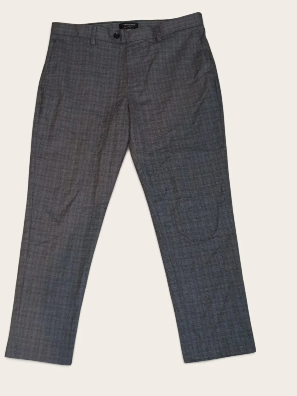Banana Republic Gray Plaid Dress Pants